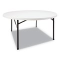 Alera Round Folding Table, 29.25" H, White Top, Resin ALEPT60RW